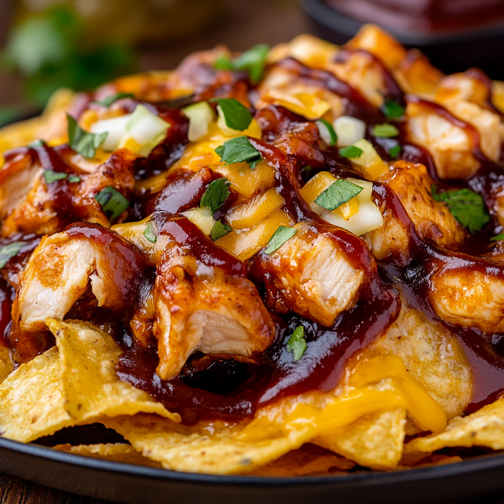 Barbecue Chicken Nachos